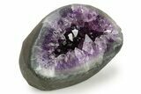 Sparkly Deep-Purple Amethyst Geode - Uruguay #378219-1